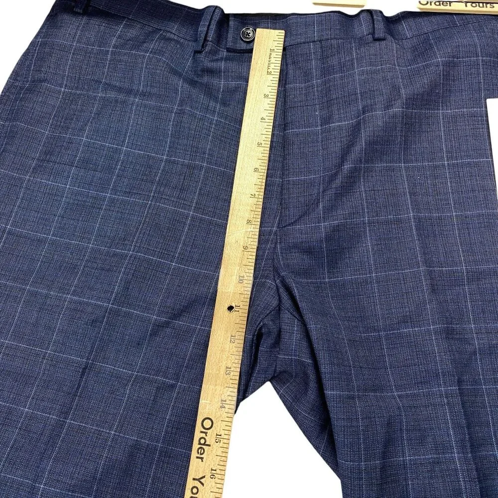 Calvin Klein Men’s Slim-Fit Wool Blend Suit Separates Pants 40X32 Blue -‎ $135